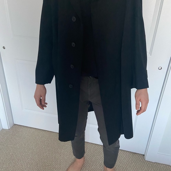 Mens Burberry Trench-coat size M Black - Picture 2 of 10